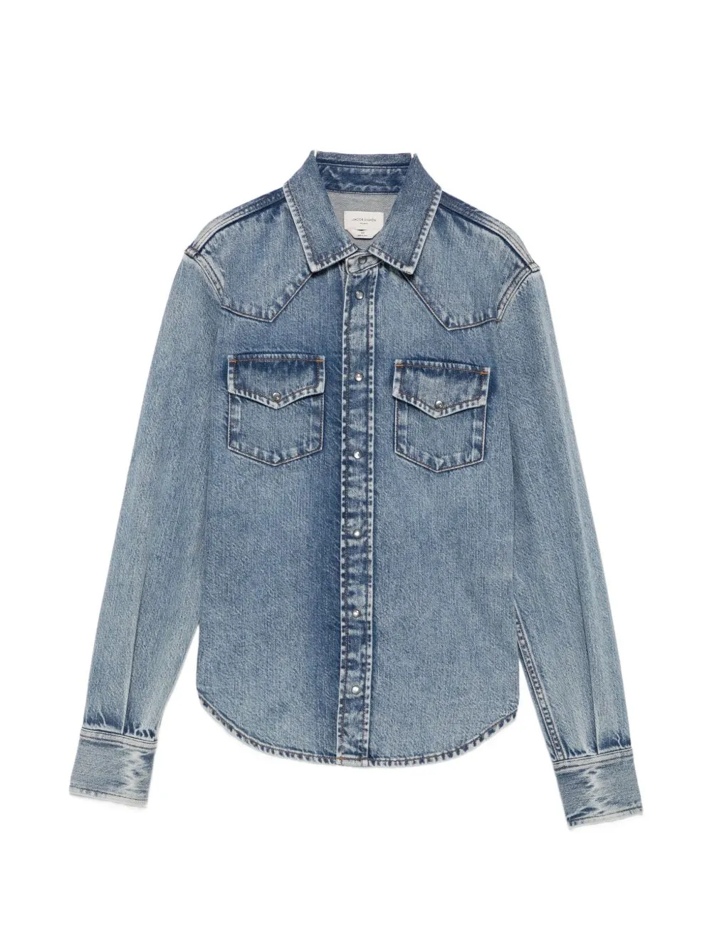 Denim Cotton Shirt sold by Wanan Luxury