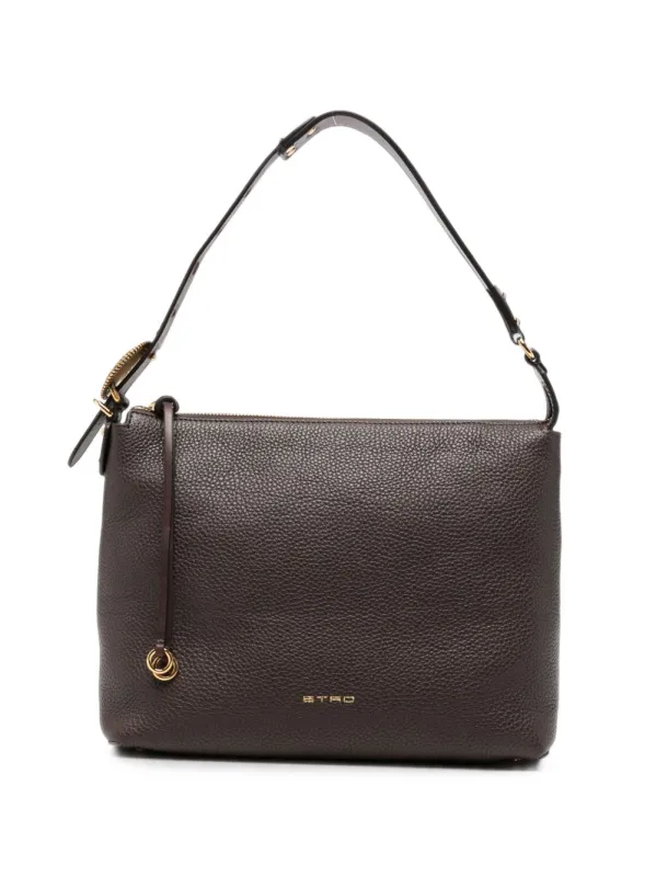 Medium Leather Hobo Bag made by Etro