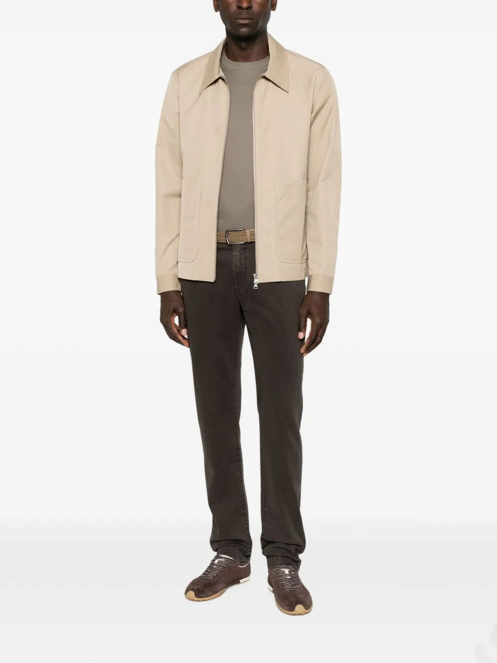 Slim Fit Cotton Trousers sold by Wanan Luxury product image thumbnail 3