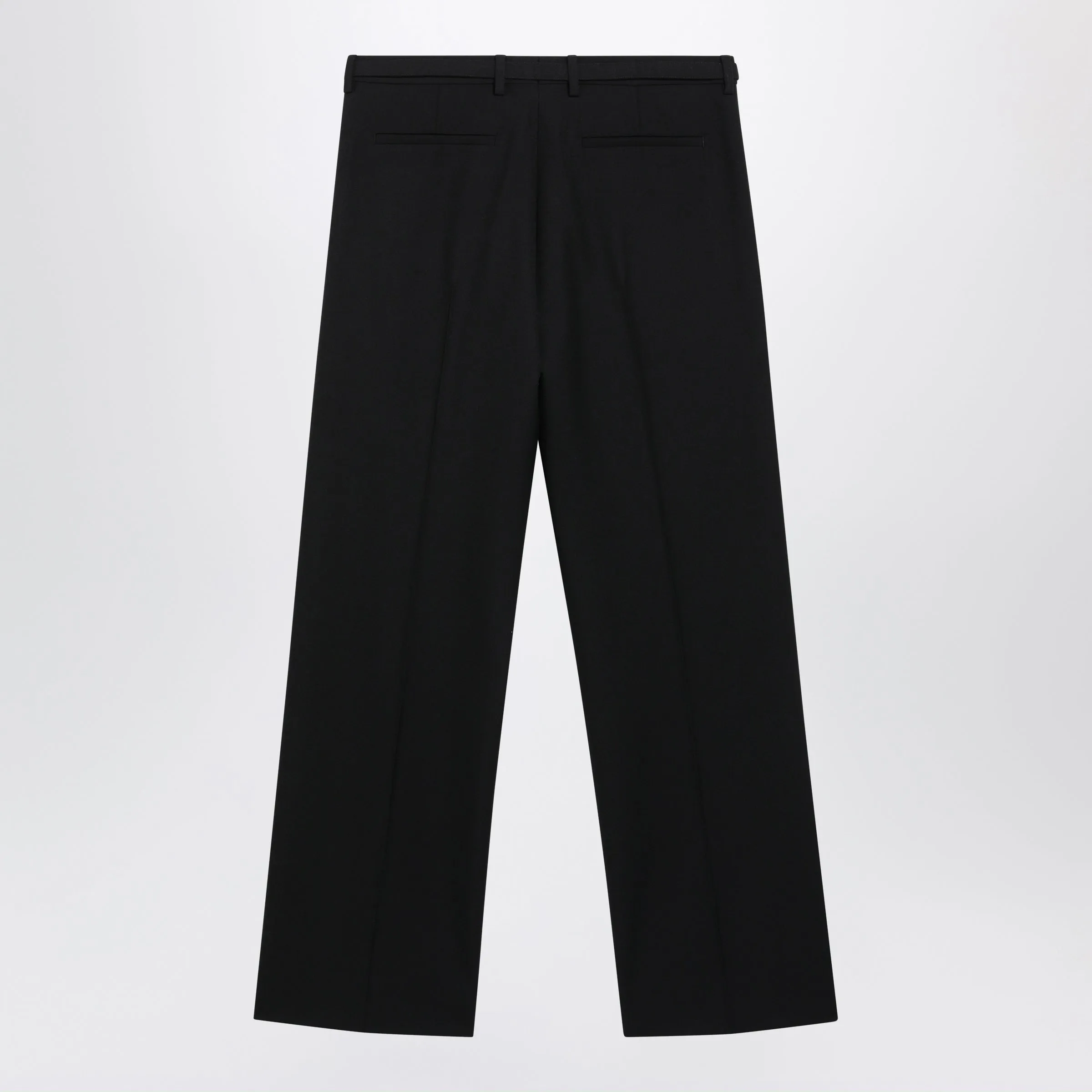 Black Wool Trousers With Belt sold by Wanan Luxury product image thumbnail 2
