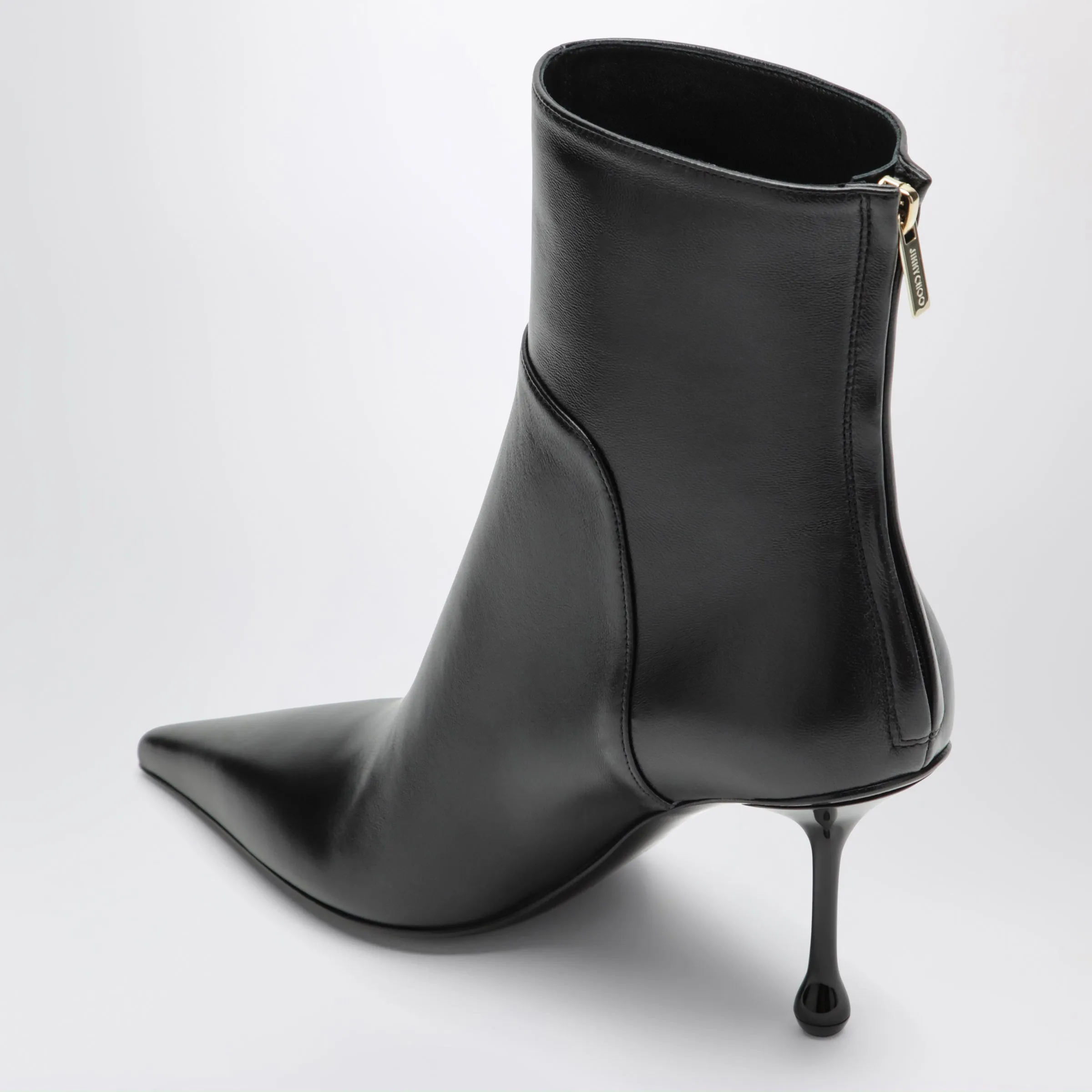 Cycas Ankle Boots In Black Leather sold by Wanan Luxury product image thumbnail 2