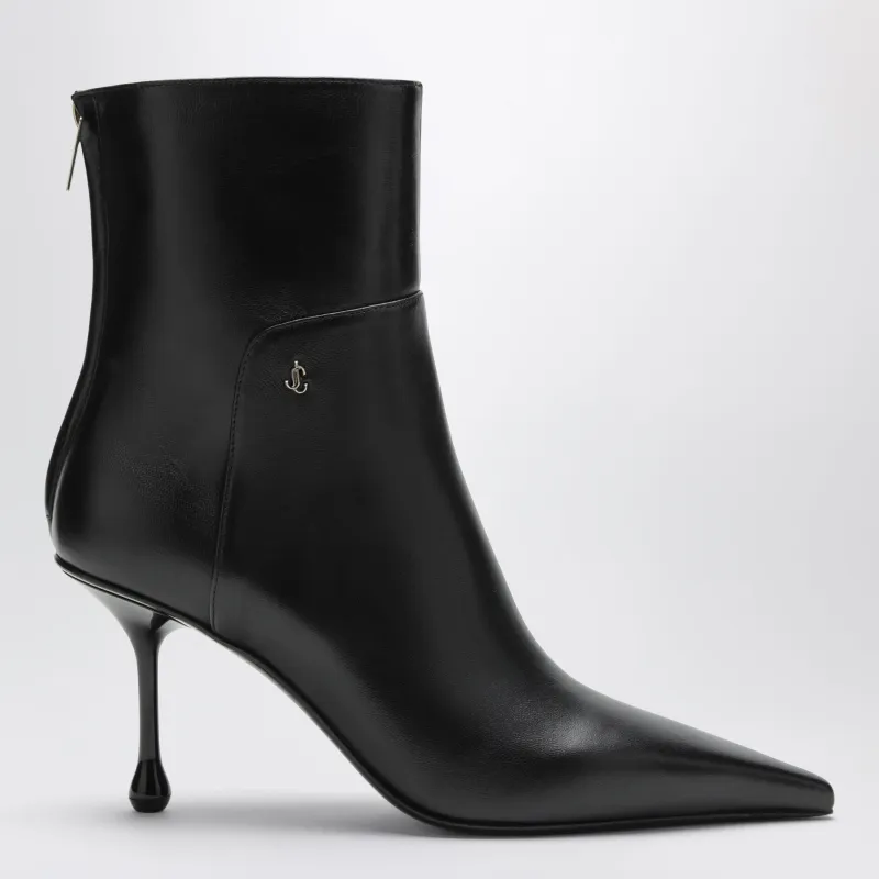 Cycas Ankle Boots In Black Leather made by Jimmy Choo