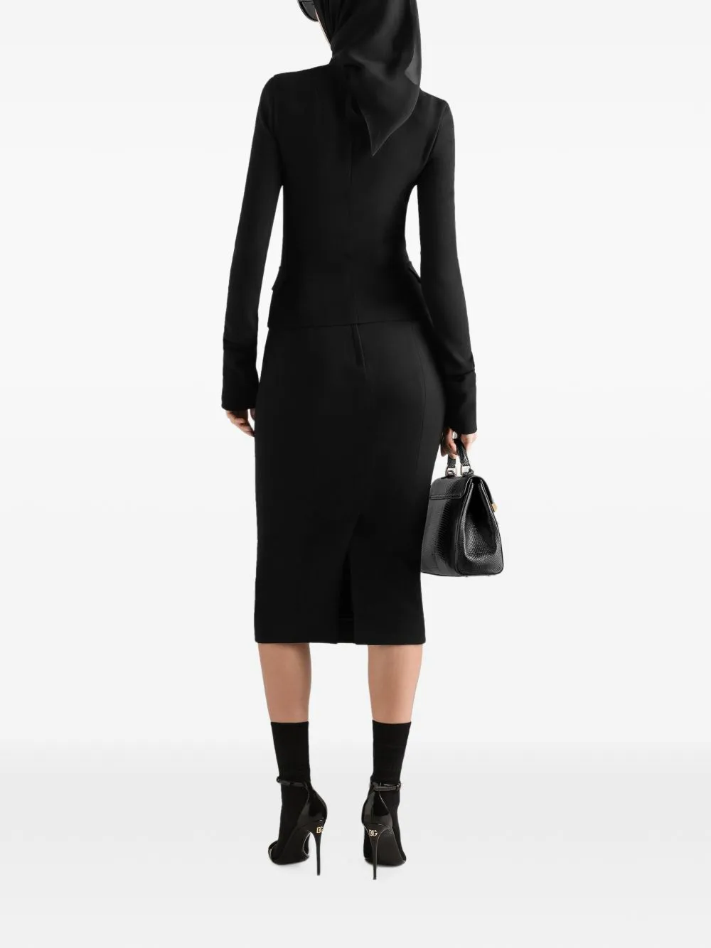 Wool Midi Skirt sold by Wanan Luxury product image thumbnail 4