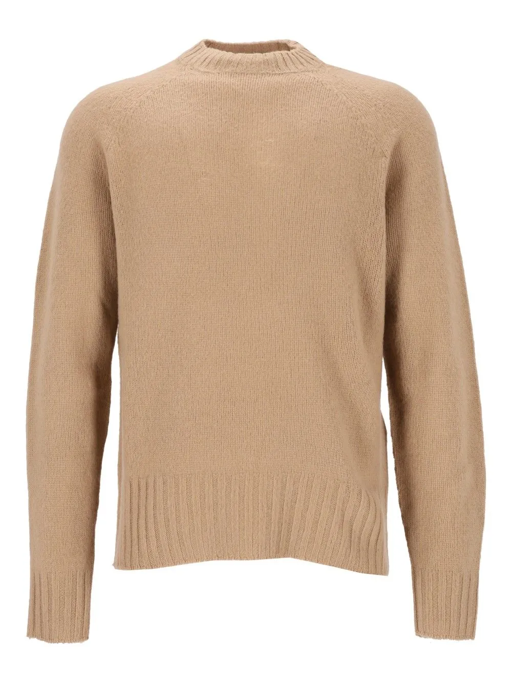 Seamless Brushed Cashmere Ls Crew Neck Knitwear Beige sold by Wanan Luxury