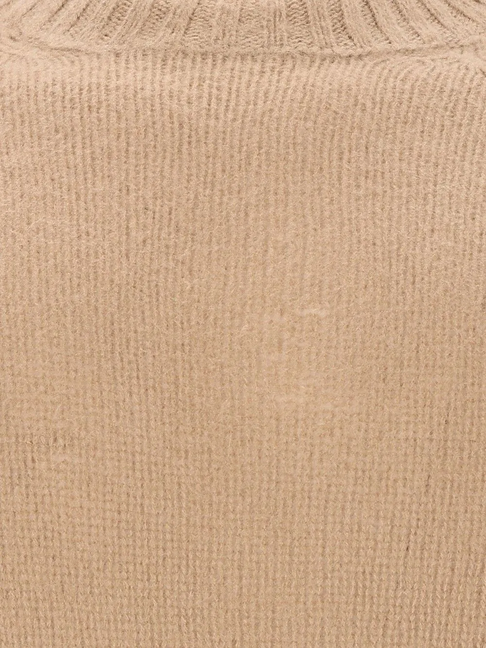 Seamless Brushed Cashmere Ls Crew Neck Knitwear Beige sold by Wanan Luxury product image thumbnail 3