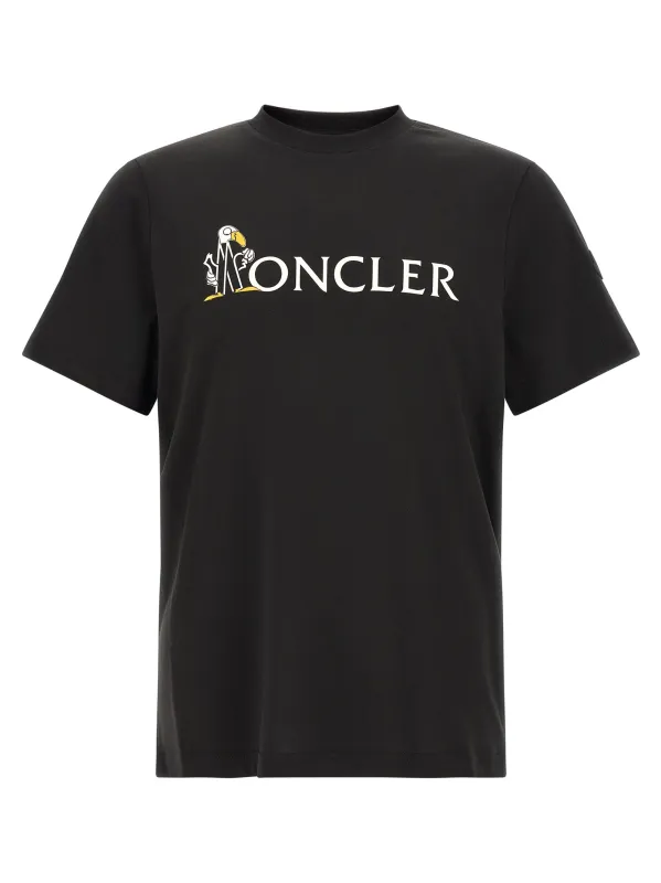 Mascot Logo T-Shirt Black made by Moncler