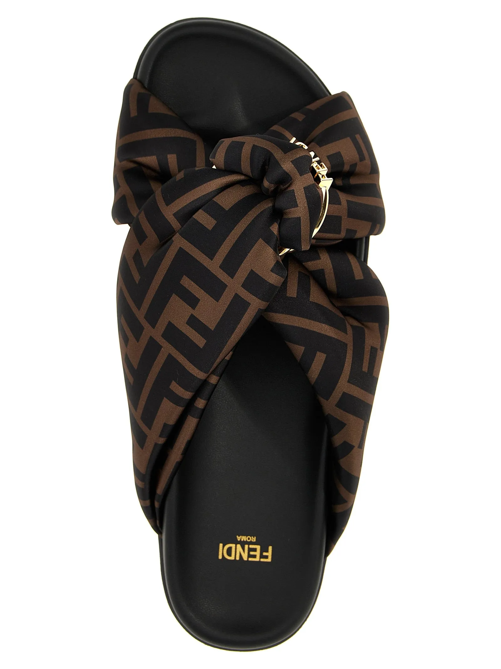 Fendi Feel Sandals Brown sold by Wanan Luxury product image thumbnail 4