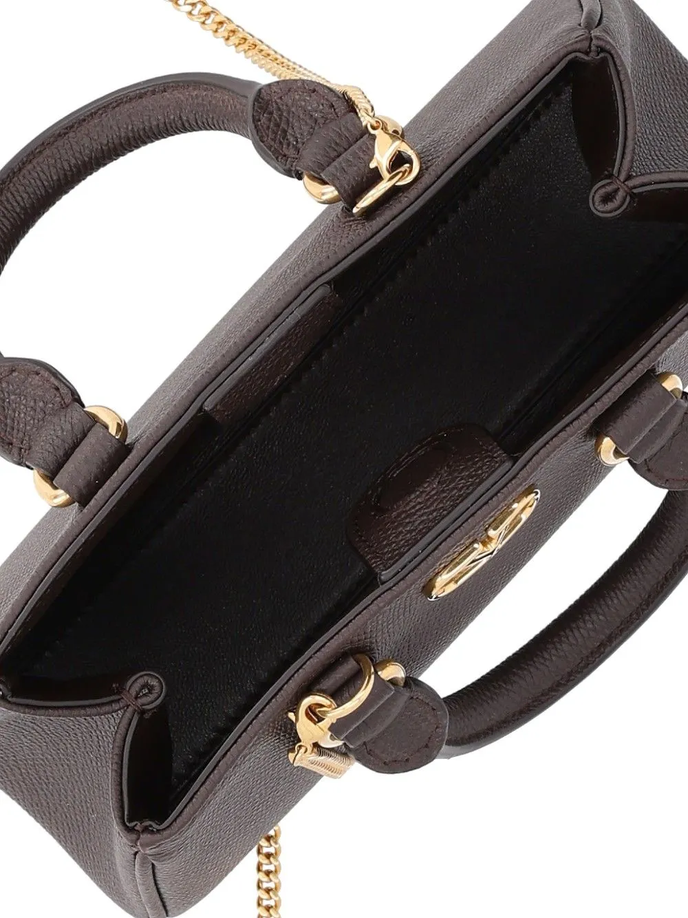 Vlogo Signature Mini Bag Vit. Soft Grain/A.Brass Logo Handbags Brown sold by Wanan Luxury product image thumbnail 4