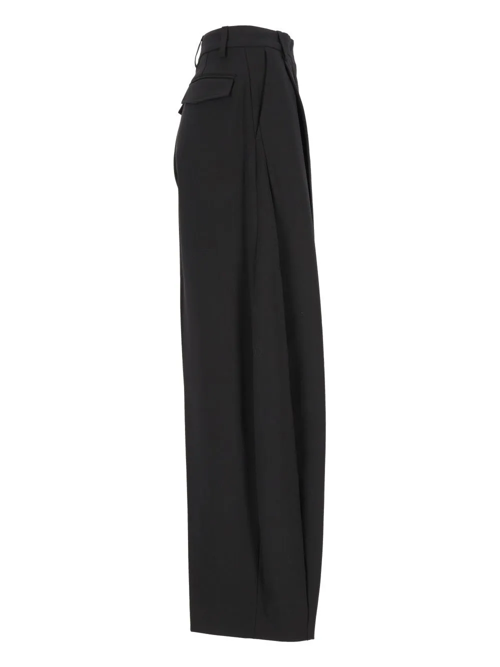 E-Billie 3111 W0206 Misto Lana Trousers Black sold by Wanan Luxury product image thumbnail 3