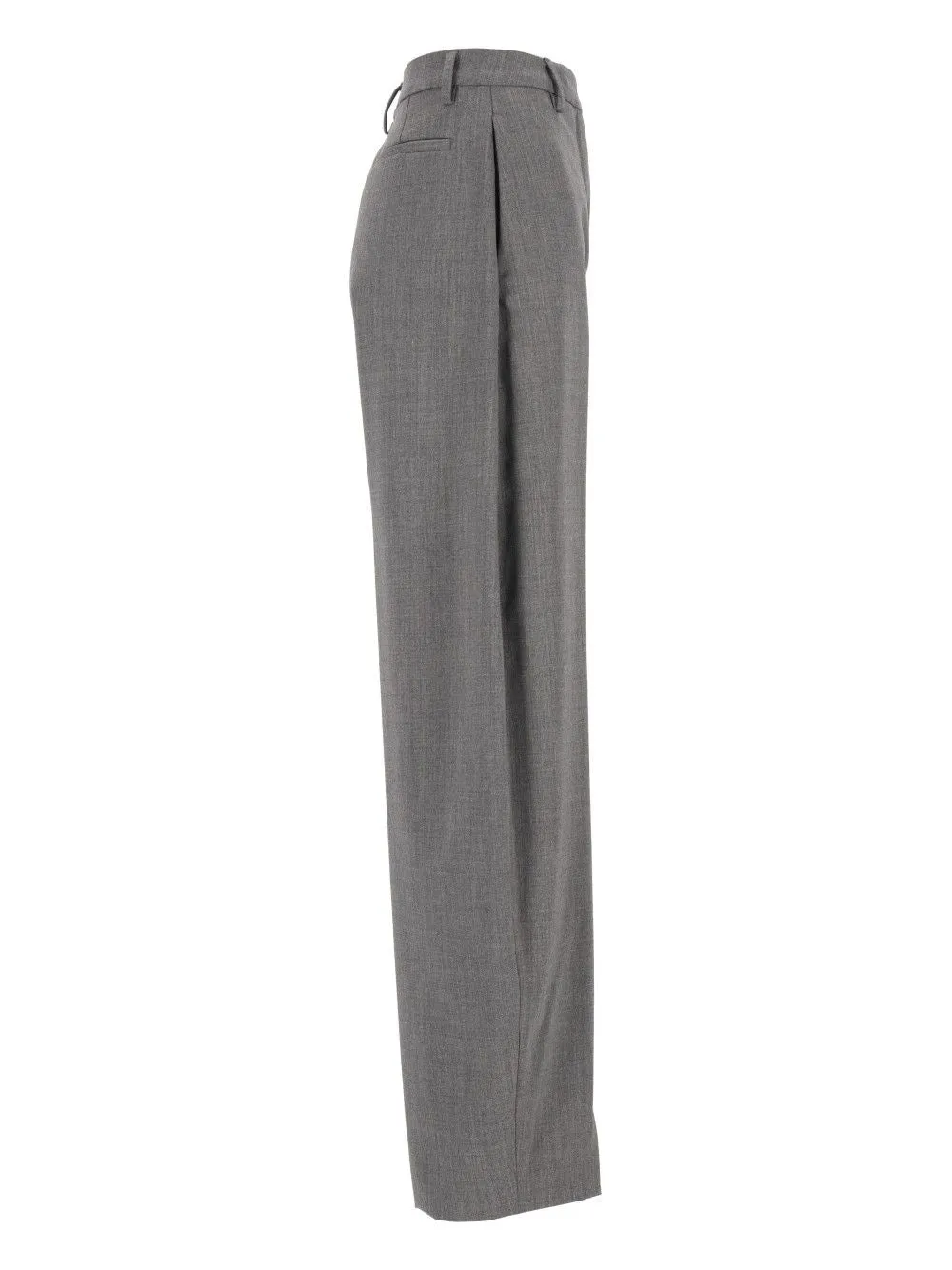 E-Dina 3122 W0206 Misto Lana Trousers Grey sold by Wanan Luxury product image thumbnail 3