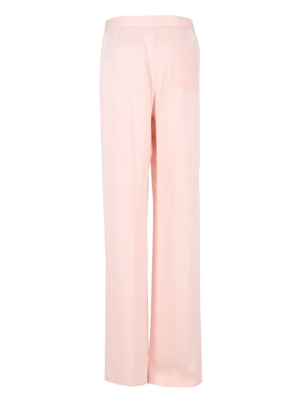 Peach-Feel Silk Satin Double Pleat Pants Trousers Rose sold by Wanan Luxury product image thumbnail 2