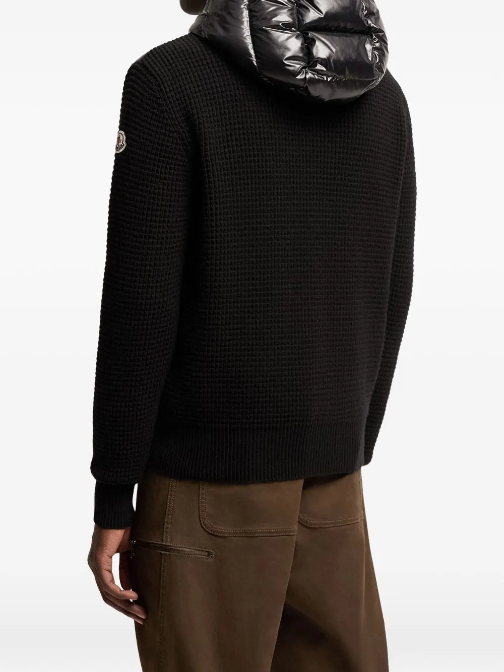 Wool And Nylon Padded Cardigan sold by Wanan Luxury product image thumbnail 2