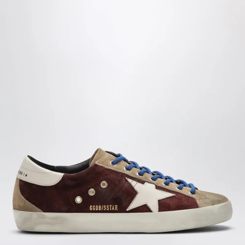 Sneakers Super-Star Dark Red/Warm Grey/Buttercream made by Golden Goose