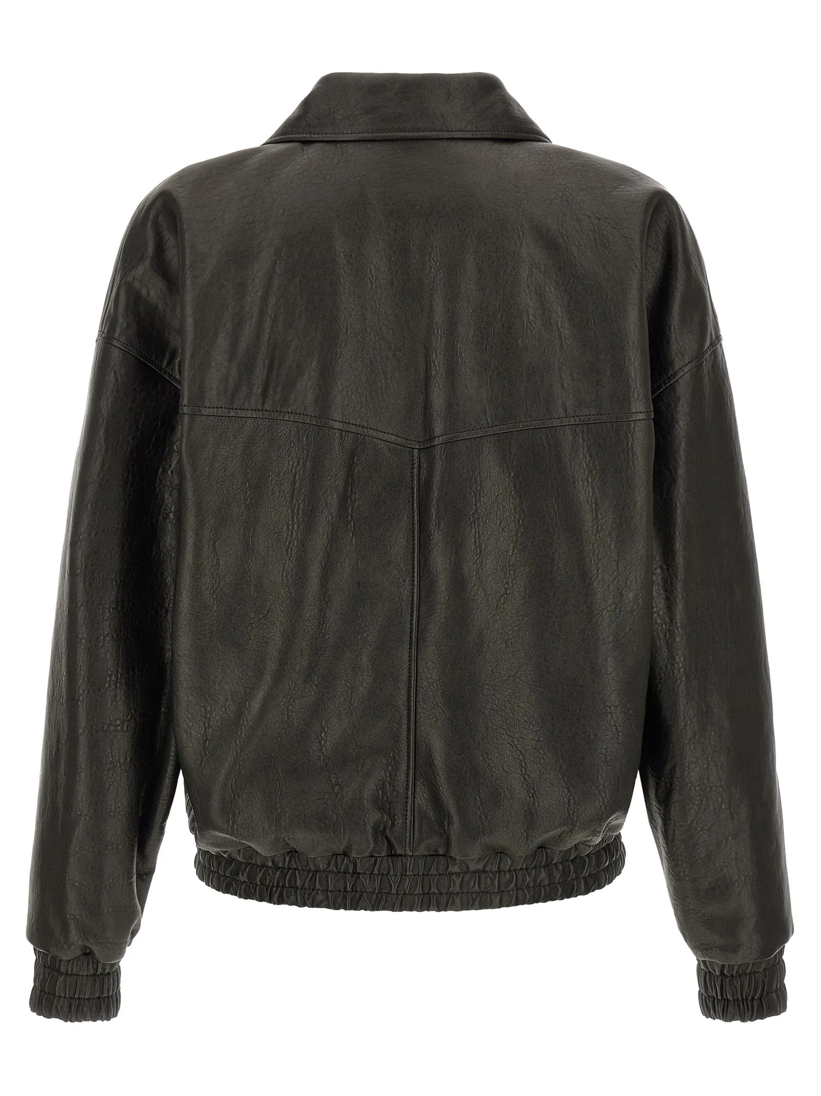 Bubble Leather Jacket Black sold by Wanan Luxury product image thumbnail 2