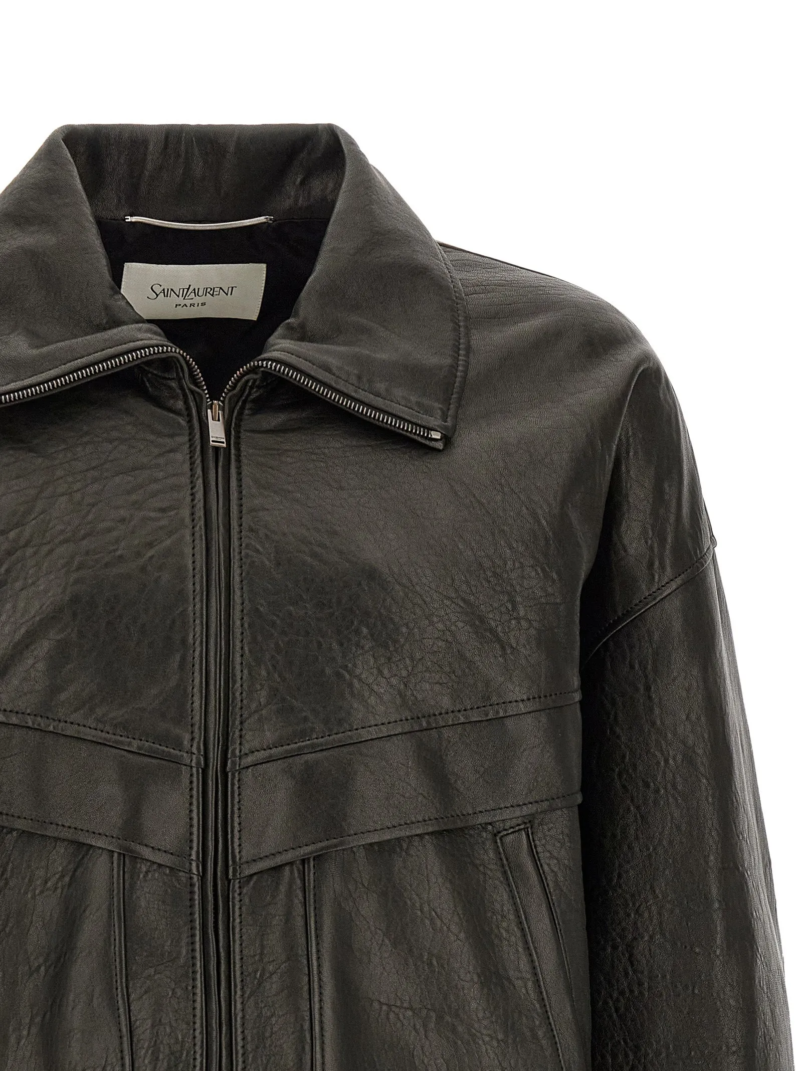 Bubble Leather Jacket Black sold by Wanan Luxury product image thumbnail 3