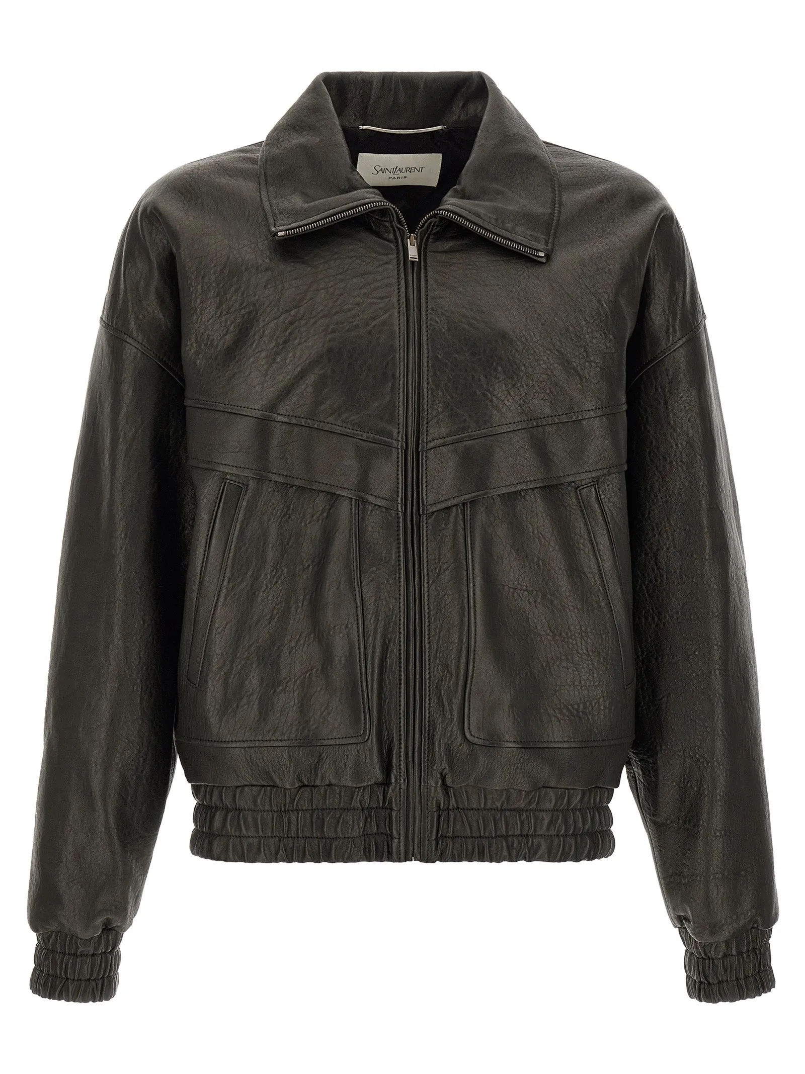 Bubble Leather Jacket Black sold by Wanan Luxury