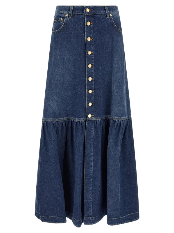 Denim Skirt Blue made by Dolce & Gabanna