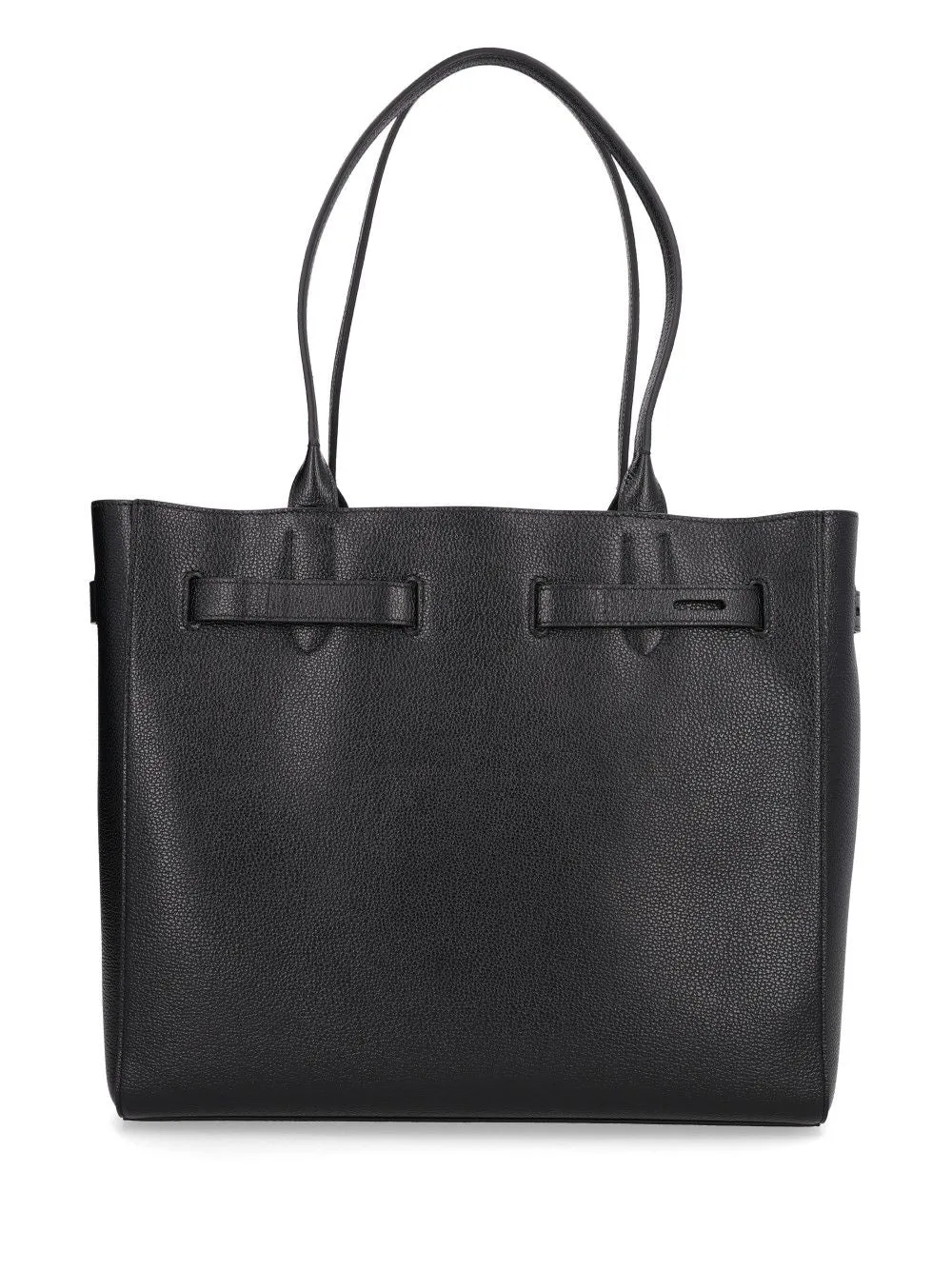 Grain Leather Medium Tote Shoulder Bags Black sold by Wanan Luxury product image thumbnail 3