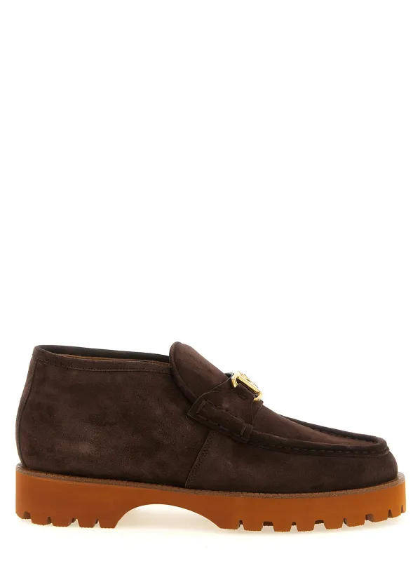 Lord Chunky Boots And Ankle Boots Brown made by Valentino Garavani