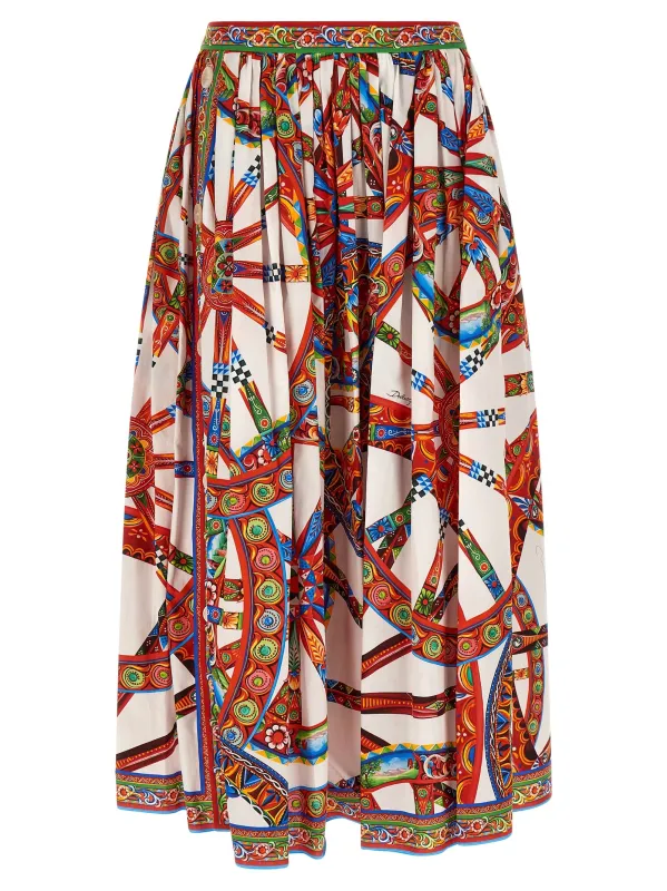 Carretto Skirts Multicolor made by Dolce & Gabanna
