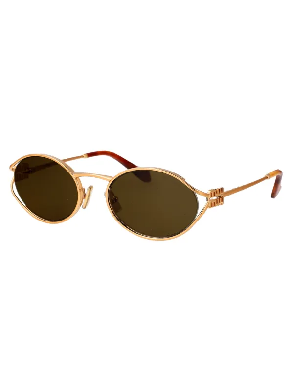0MU 52YS OVAL Sunglasses made by Miu Miu