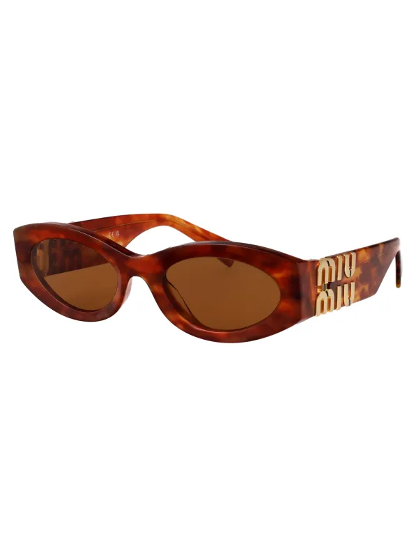 0MU 11WS OVAL Sunglasses made by Miu Miu
