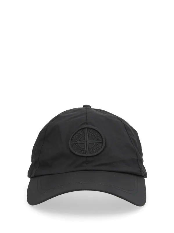Econylon Cap Hats Black made by Stone Island