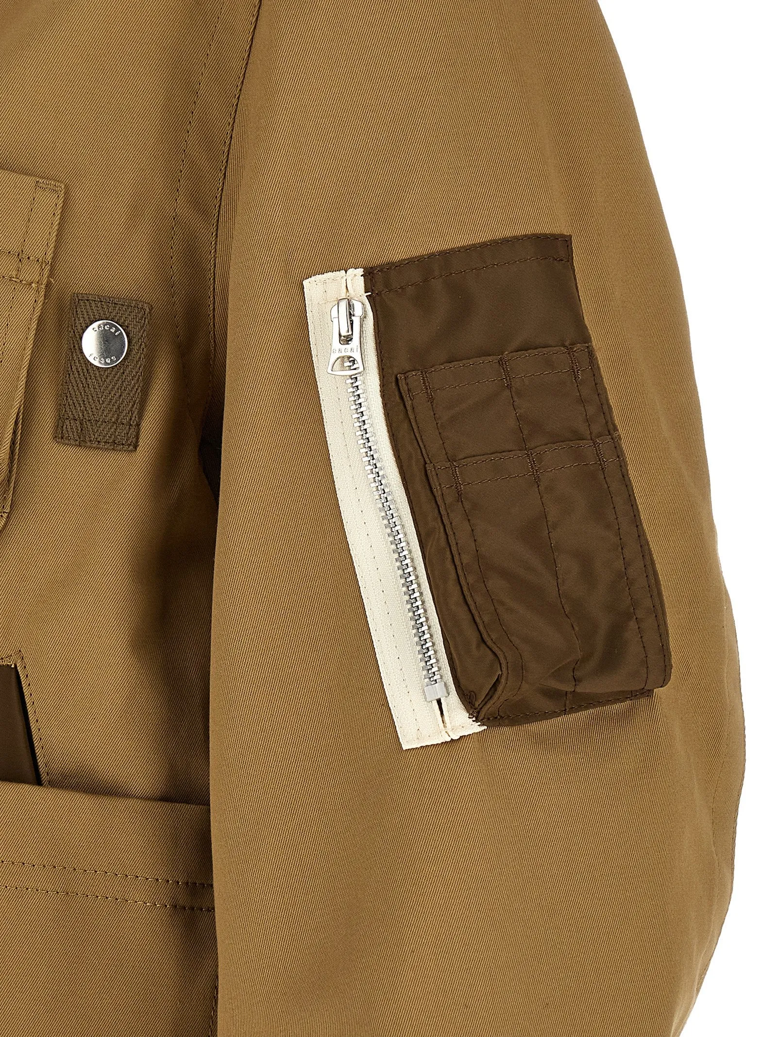 Leather Collar Blouson Puffer Jackets Brown sold by Wanan Luxury product image thumbnail 5