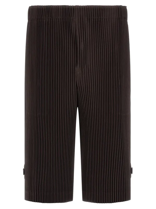 Wear Or Wrap Bermuda And Short Brown made by Issey Miyake