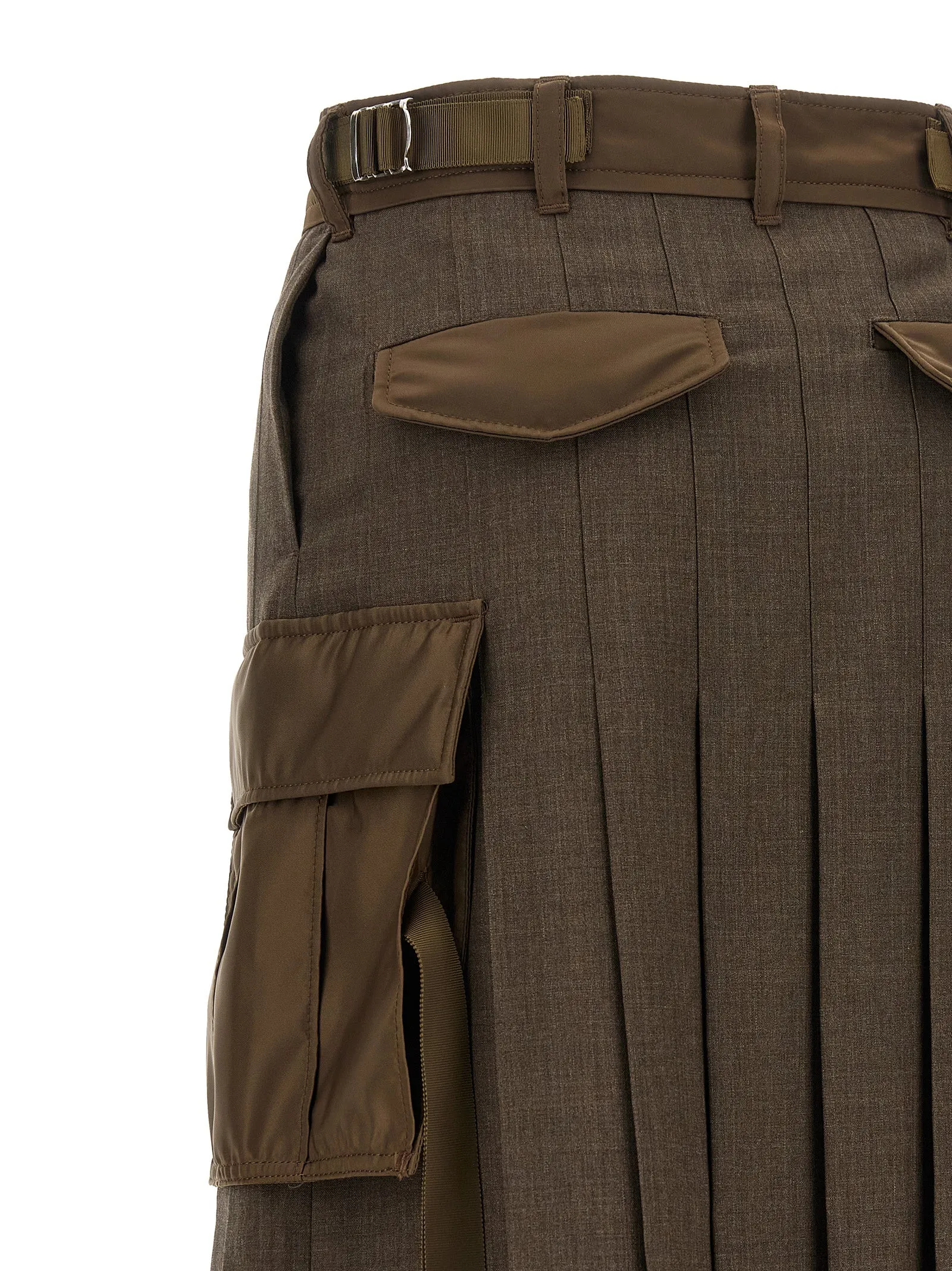 Hybrid Construction Skirt Brown sold by Wanan Luxury product image thumbnail 4
