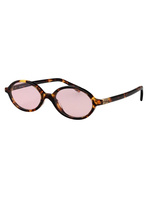 0MU 04ZS OVAL Sunglasses made by Miu Miu
