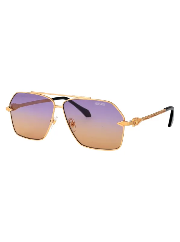 0VE2284 AVIATOR Sunglasses made by Versace