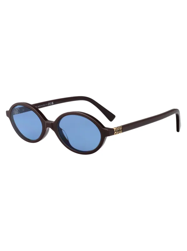 0MU 04ZS OVAL Sunglasses made by Miu Miu