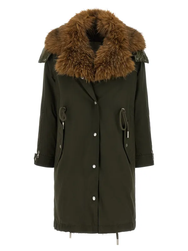Halicte Puffer Jackets Green made by Moncler