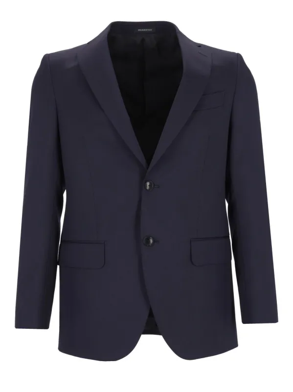 Abito Blu Saglia Continuativo Lana Dr.7 Dresses Blue made by Wanan Luxury