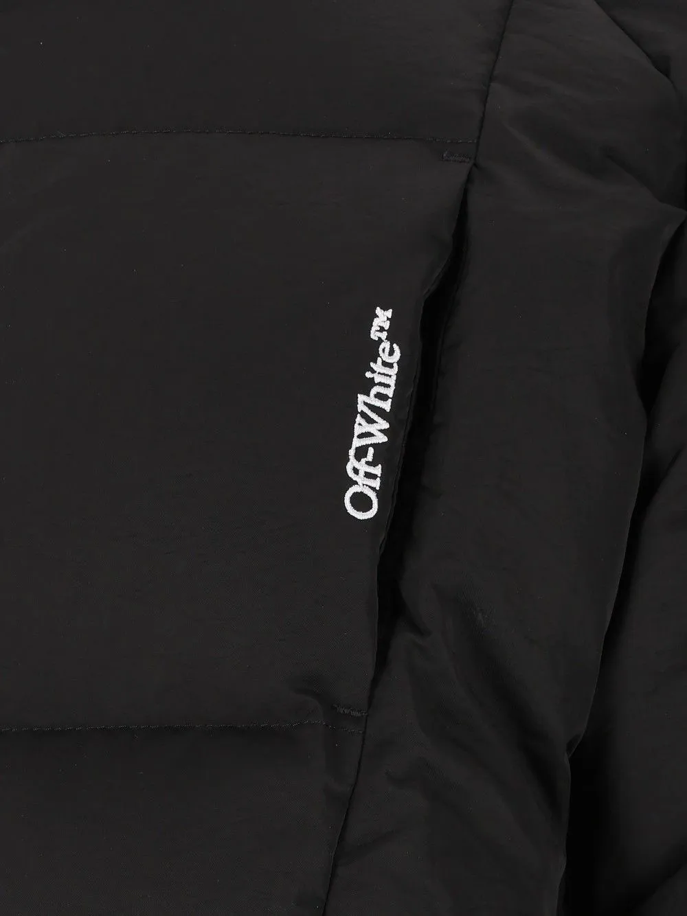 Bookish Nyl Twill Racing Puffer Coats Black sold by Wanan Luxury product image thumbnail 4