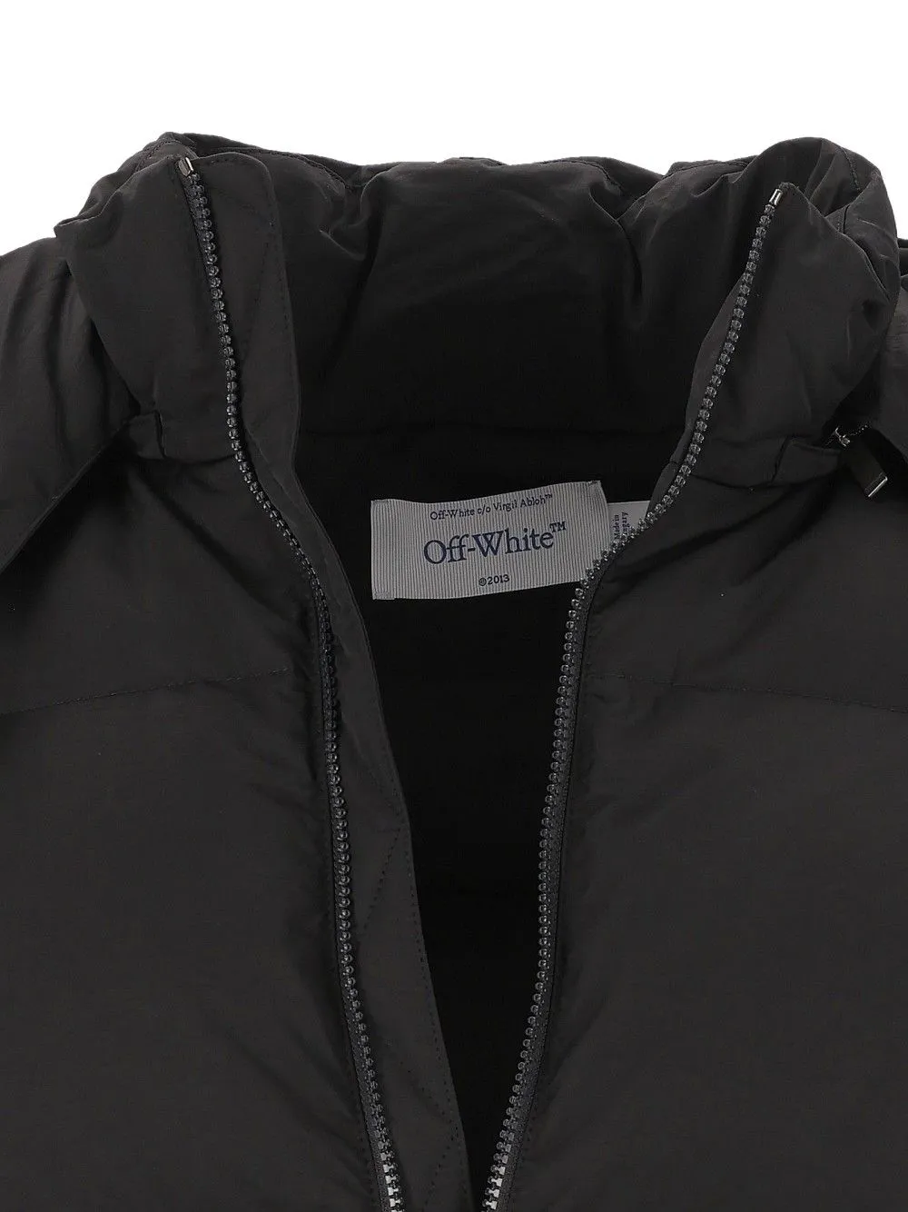 Bookish Nyl Twill Racing Puffer Coats Black sold by Wanan Luxury product image thumbnail 5