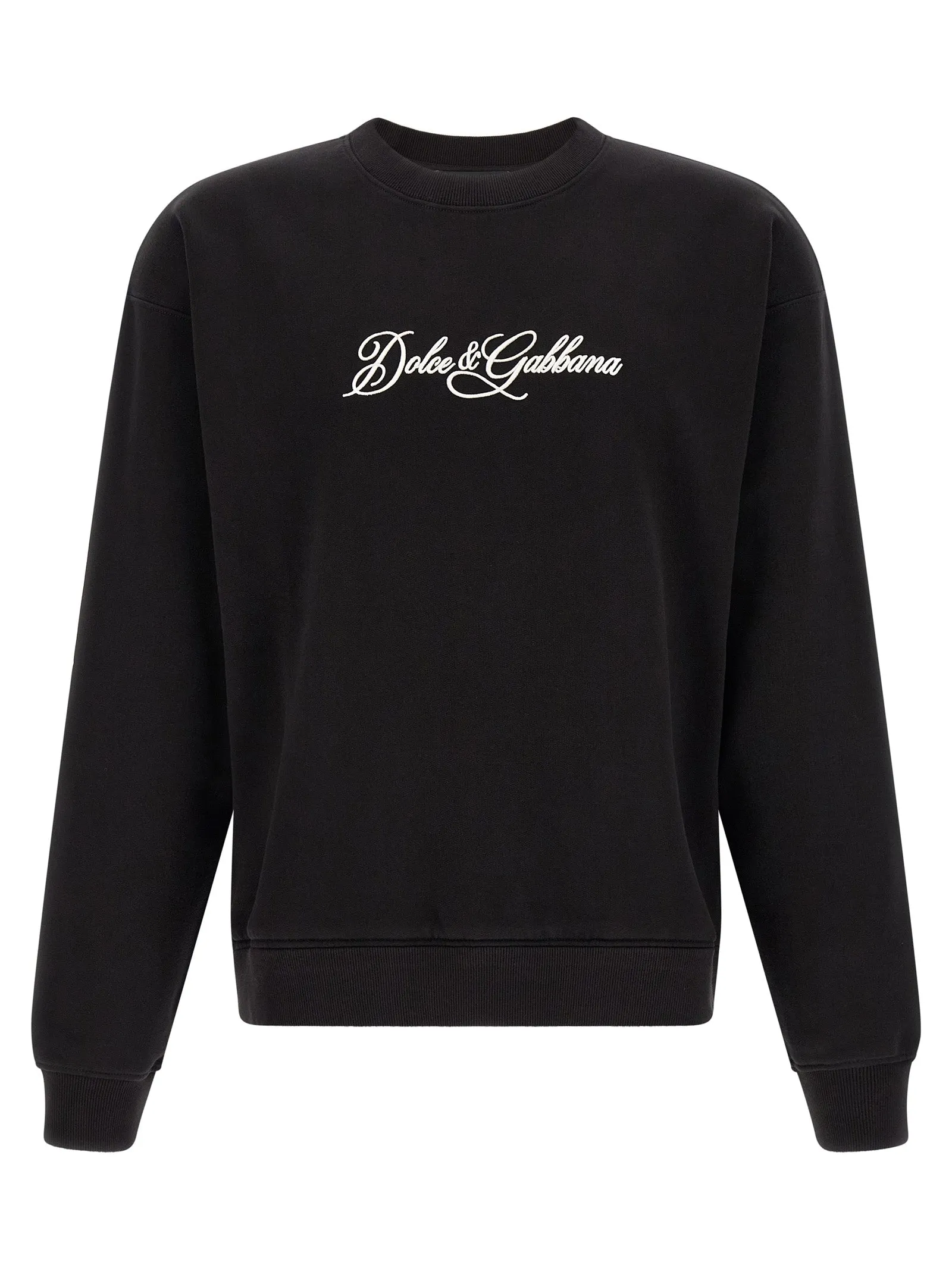 Logo Embroidery Sweatshirt Black sold by Wanan Luxury