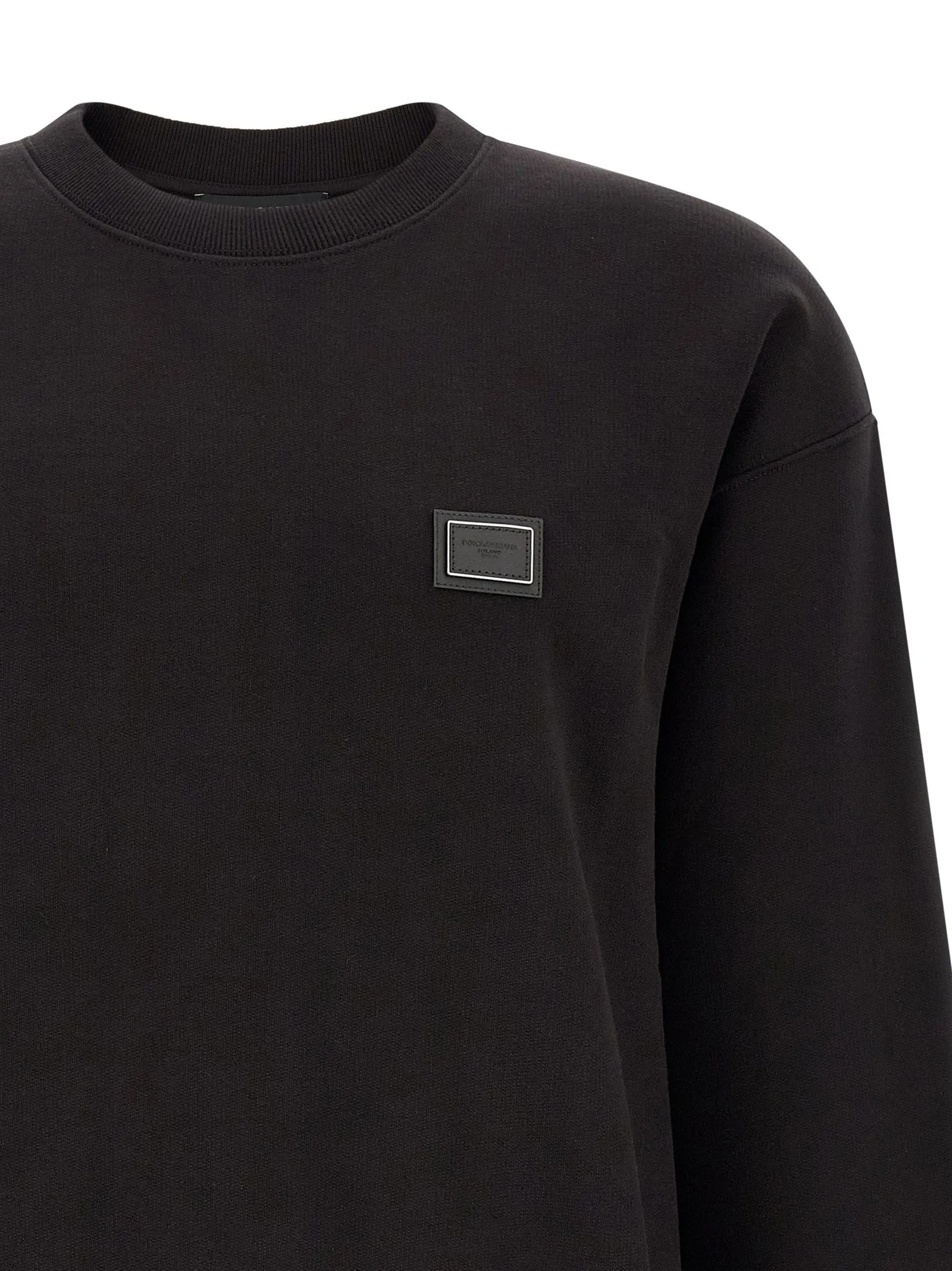 Logo Plaque Sweatshirt Black sold by Wanan Luxury product image thumbnail 3