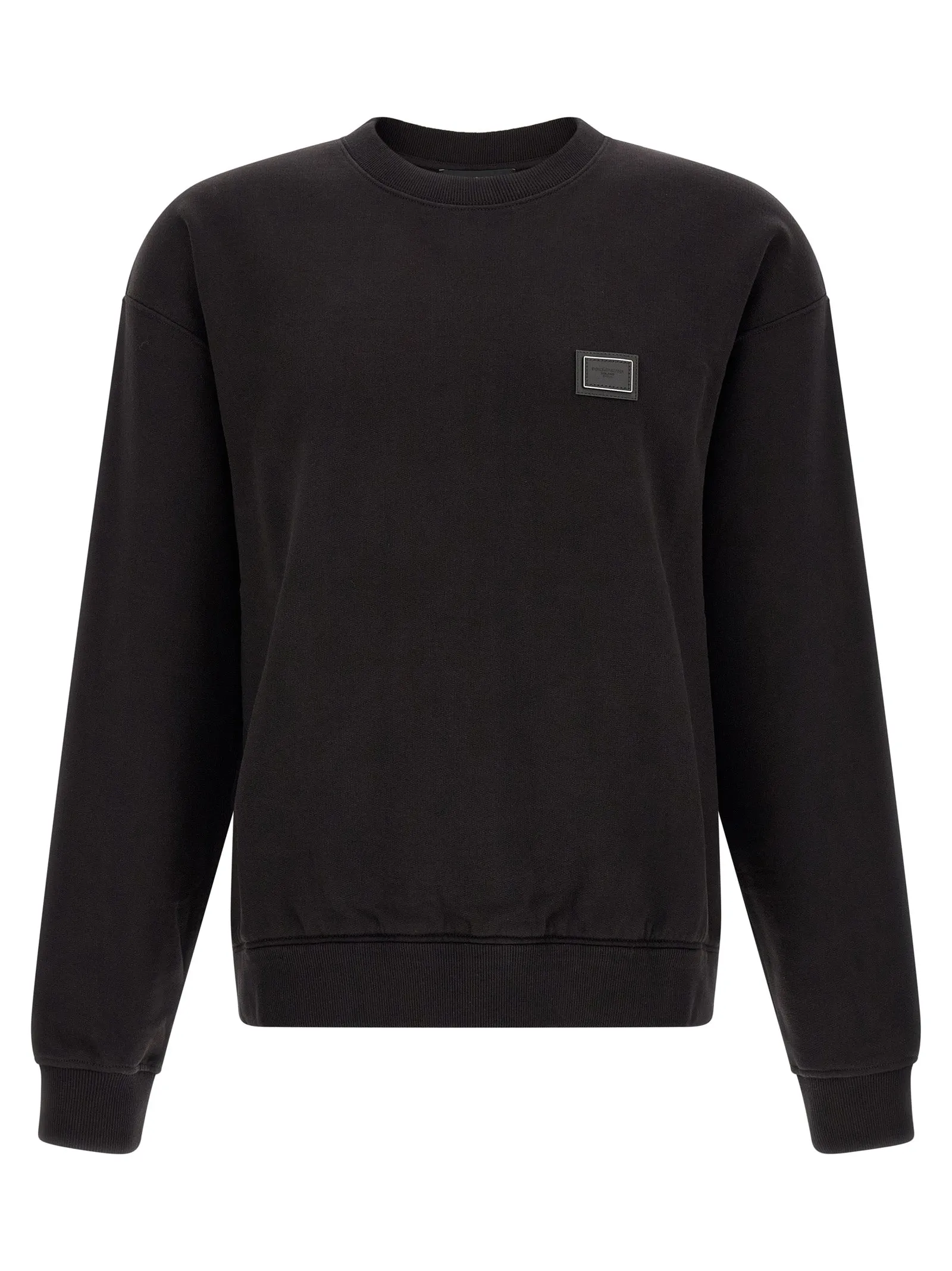 Logo Plaque Sweatshirt Black sold by Wanan Luxury