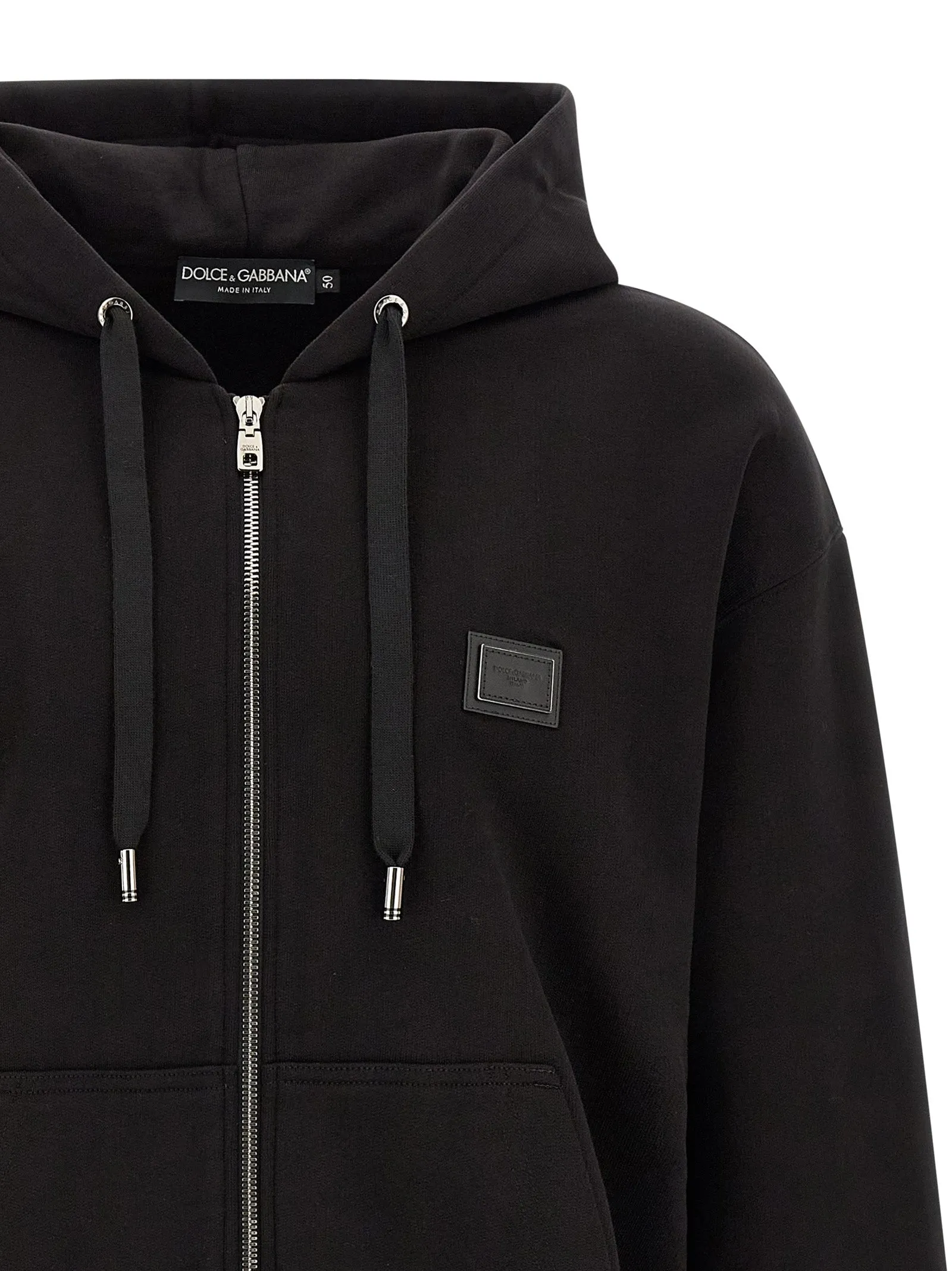 Logo Plaque Hoodie Sweatshirt Black sold by Wanan Luxury product image thumbnail 3