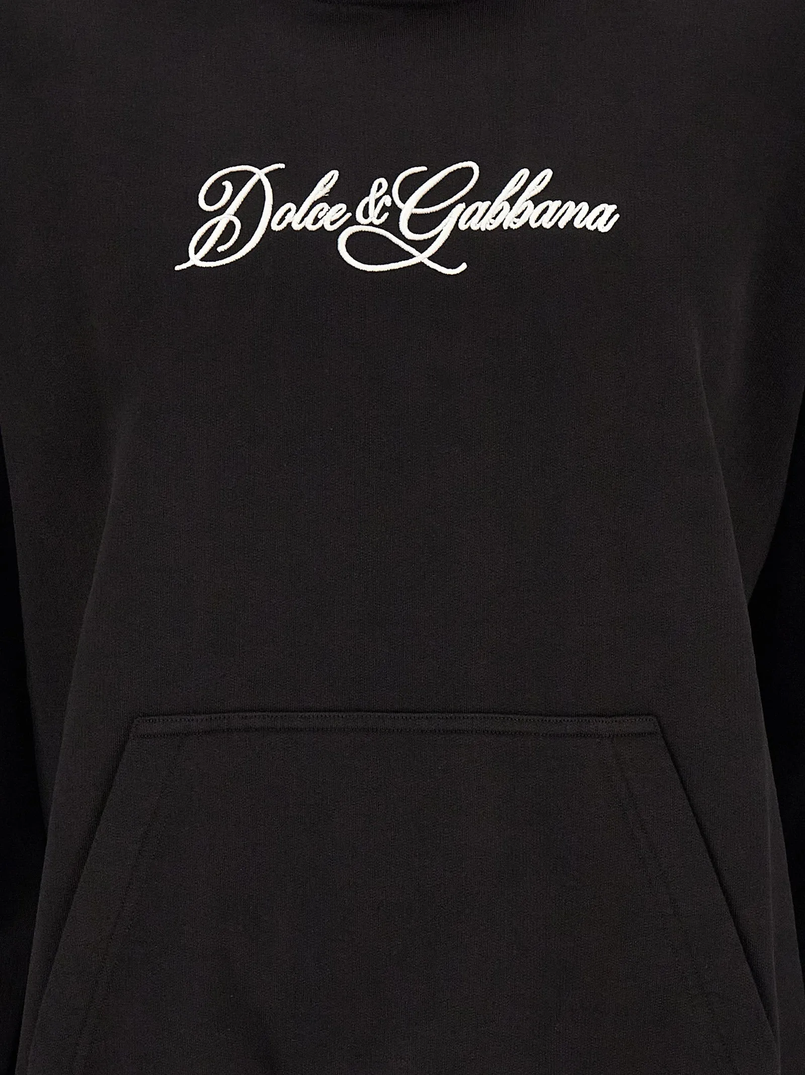 Logo Embroidery Hoodie Sweatshirt Black sold by Wanan Luxury product image thumbnail 5