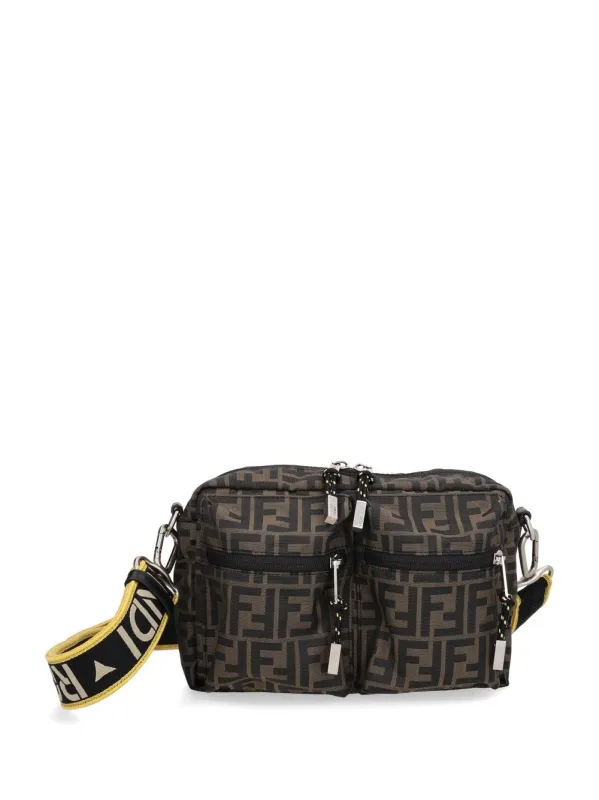 Camera Case Ff Light Crossbody Bags Black made by Fendi