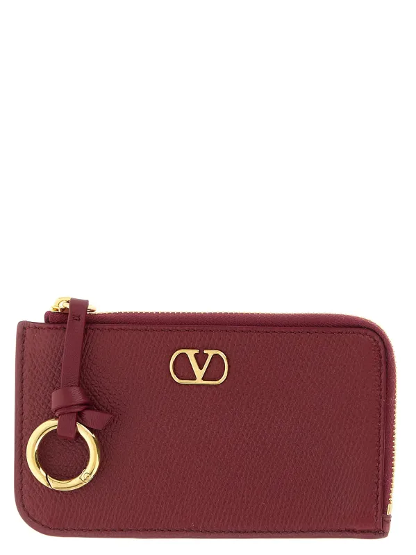 Vlogo Signature Wallets And Card Holders Bordeaux made by Valentino Garavani