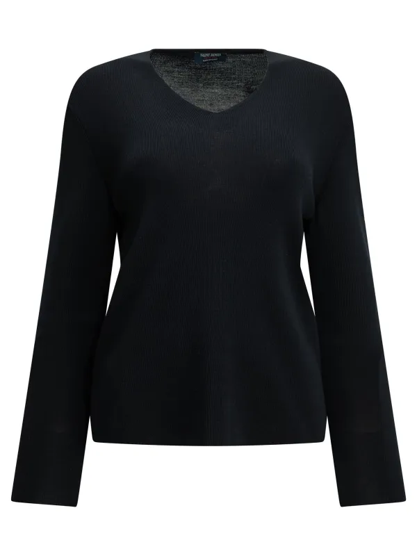 Knitwear Blue made by Saint James