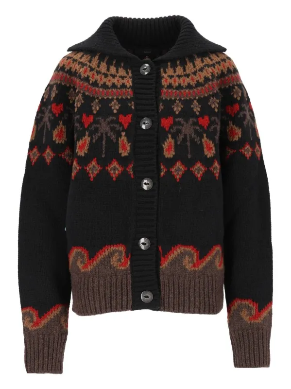 Sweet Winter Jacket Knitwear Black made by ALANUI