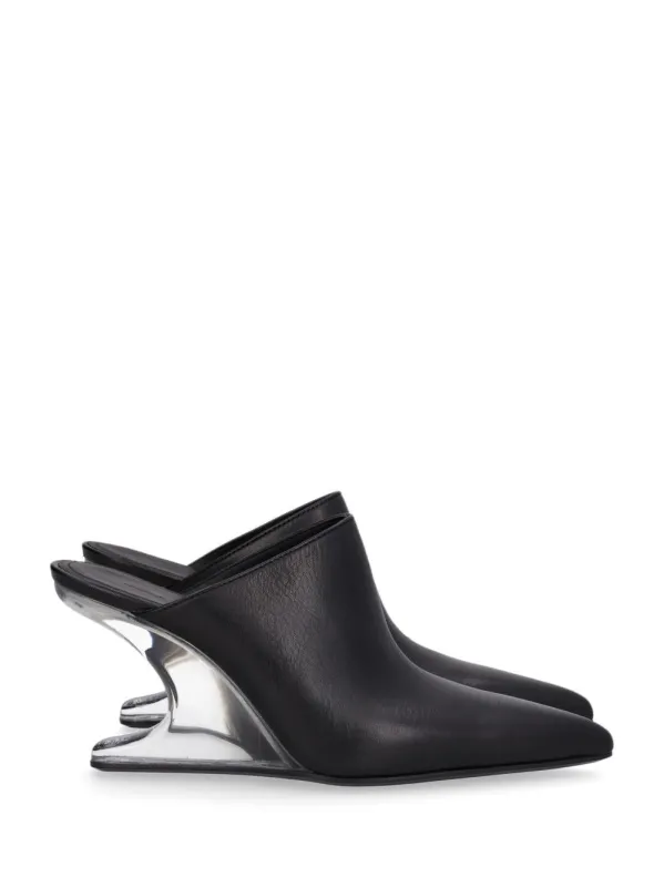 Cantilever 8cm Sabato Sharp Sandals Black made by Rick Owens