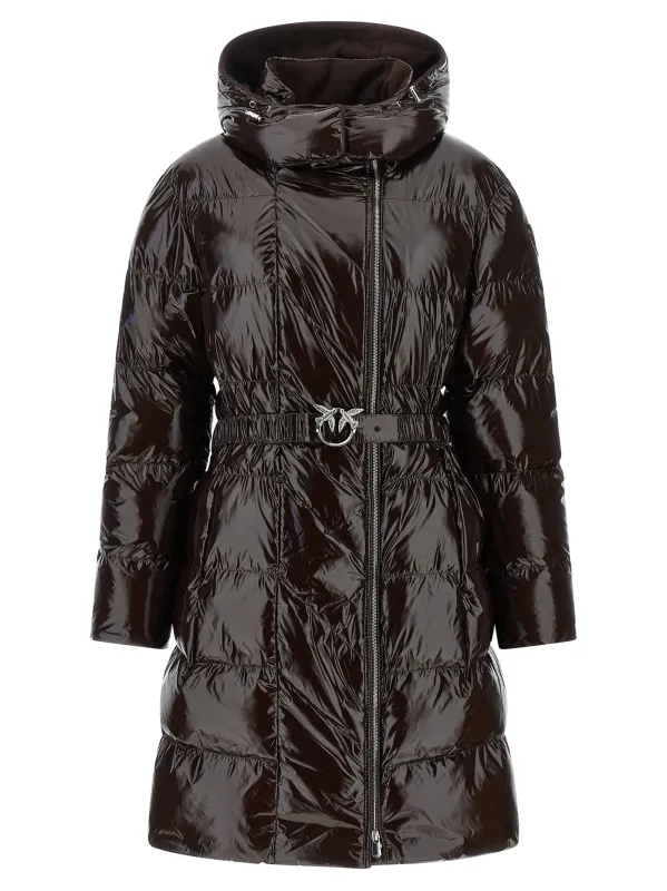Love Birds Puffer Jackets Brown made by Pinko