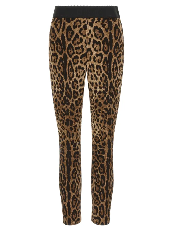 Leo Leggings Brown made by Dolce & Gabanna