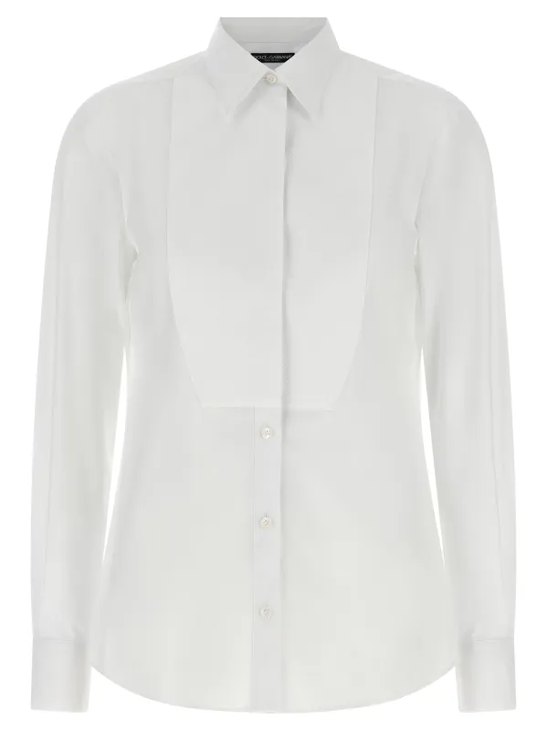 Tuxedo Shirt White made by Dolce & Gabanna